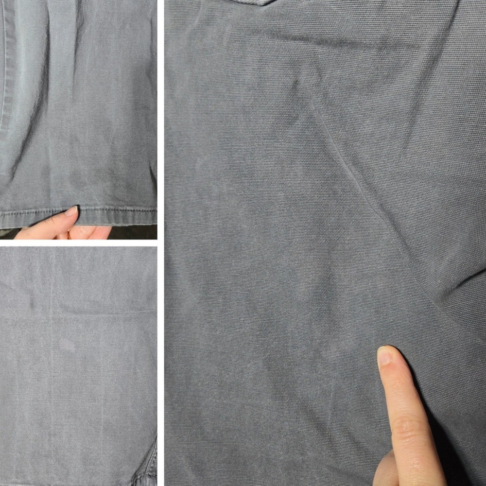 Carhartt Mens Gray Rugged Flex Relaxed Fit Canvas Work Pants 33x30 Gorp Street - Picture 3 of 12